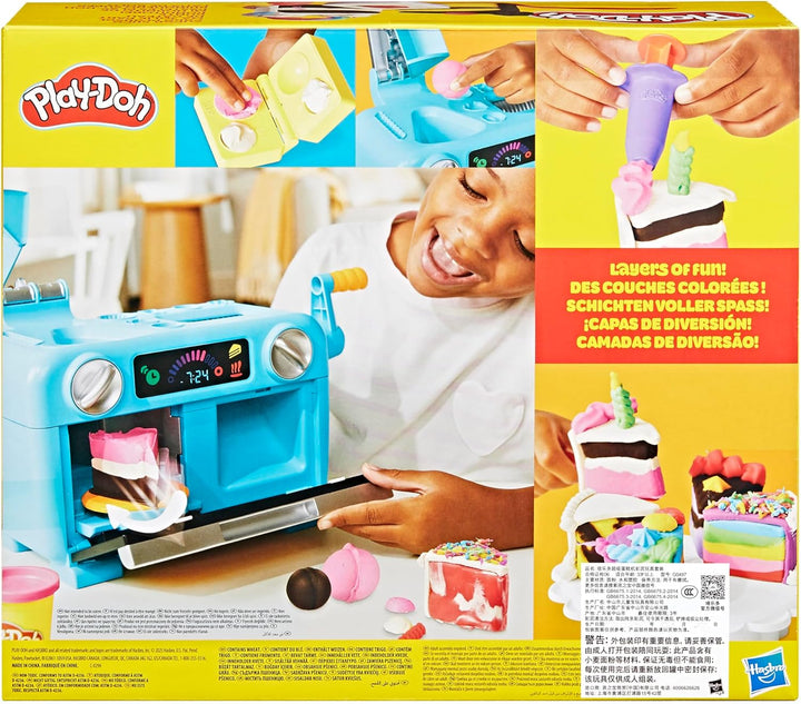 Play-Doh Bunte Konditorei mit Spielzeug-Ofen, Werkzeugen, Accessoires und 11 Dosen Knetmasse zum For