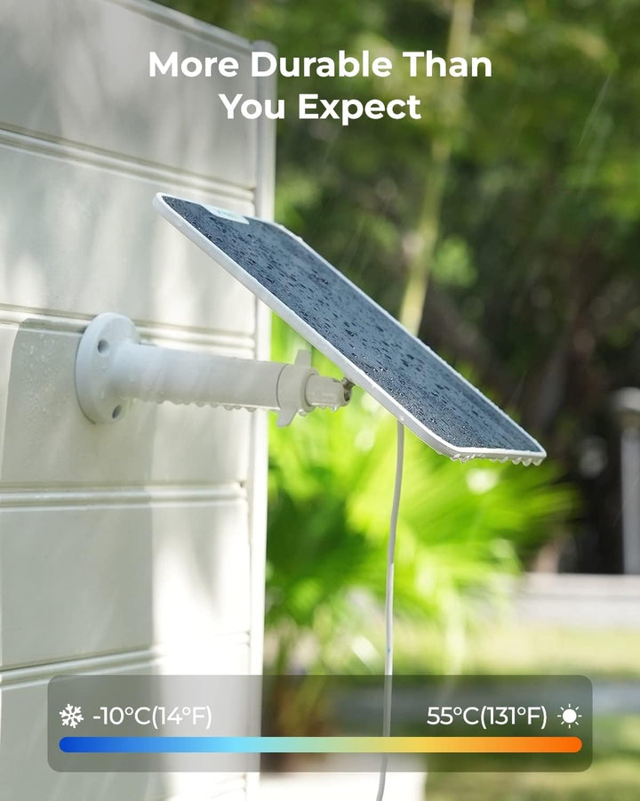 [2023 Update-Version] Reolink 6W Solarpanel für Akku Überwachungskamera Aussen, USB Schnittstelle, S