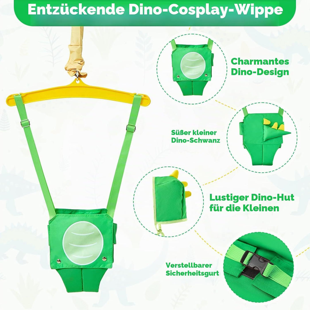 FUNLIO Baby-Hüpfsitz mit Ständer für 6–24 Monate, Babywippe zum Spielen, Hüpfsitz für Kleinkinder, m