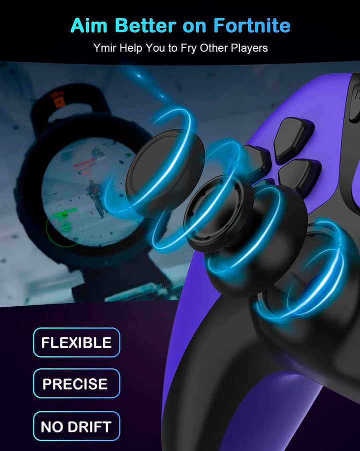 Ruibopad Ymir PS4 Controller für PlayStation 4,Kabelloser Multiplattform Controller mit 2 Rücktasten