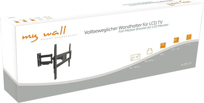 mywall HL12WML Klappbarer, motorisierter Deckenhalter für Flachbildschirme 23-55 Zoll (58-140cm) bis
