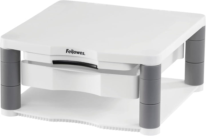 Fellowes Monitorständer Premium Plus, höhenverstellbar in 5 Stufen, ergonomisch, sehr stabil für Mon