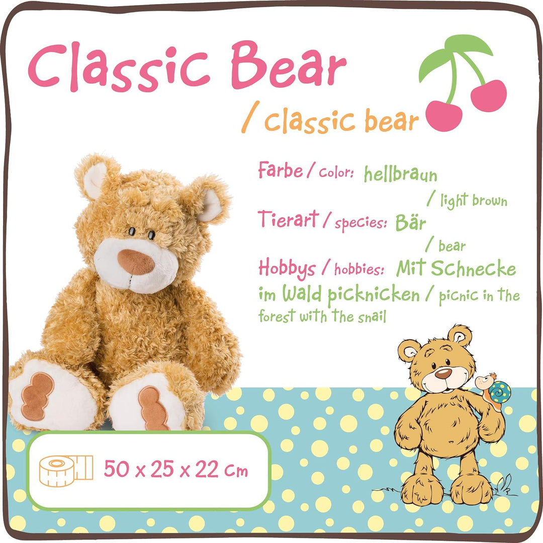 NICI 46509 Kuscheltier Bär 50 cm – Plüschtier für Mädchen, Jungen & Babys – Flauschiges Stofftier zu