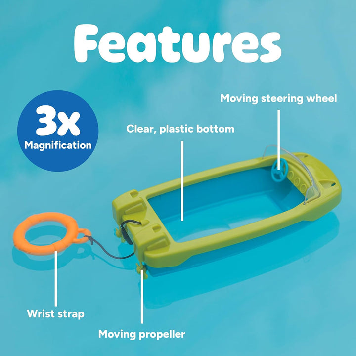 Learning Resources GeoSafari® Boot für junge Unterwasserforscher, Medium, Blau