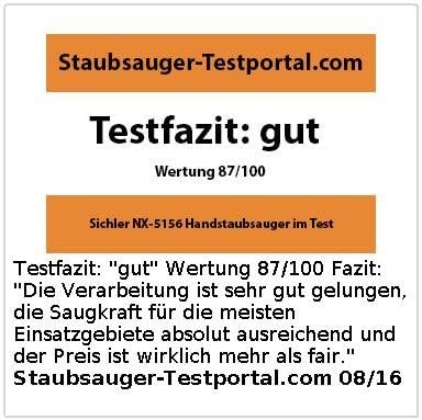 Sichler Haushaltsgeräte Mini Nasssauger: Nass- & Trocken-Handstaubsauger, Akku, 30 W, 3,6 V (Handnas