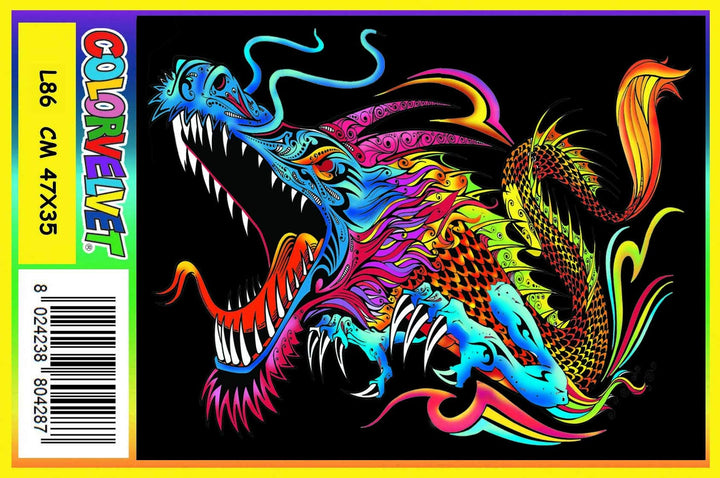 Colorvelvet L086 - Dragone Disegno, 47 x 35 cm