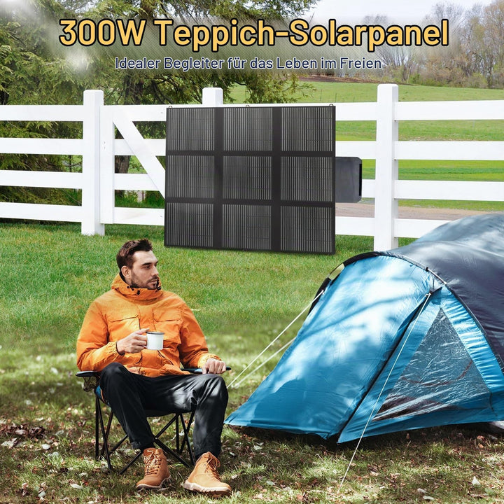 Faltbares Solarpanel 300W Solar-Ladegerät IP67 Wasserdicht und Staubdicht Hohe Ausgangskonversionsef
