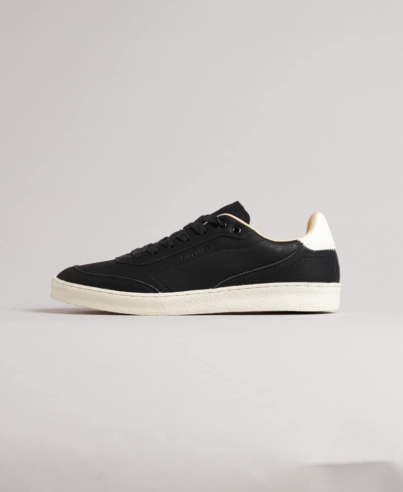 Superdry Herren Premium Sleek Trainer Sneaker 41 EU Schwarz, 41 EU Schwarz