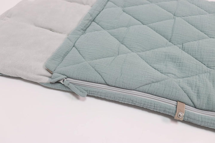 KAISER 65784556 ANNY Sommer Fusssack, Perfekt für warme Tage geeignet, 6-36 Monate, Fb. slit green,