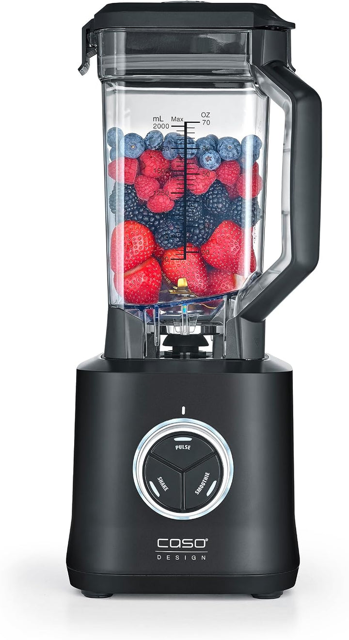 CASO PowerBlender B 2000 - Profi Standmixer, Testurteil: Sehr Gut, 30.000 U/min, bruchsicherer Trita