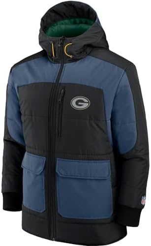 Fanatics Green Bay Packers NFL Parka Winterjacke S Schwarz, S Schwarz