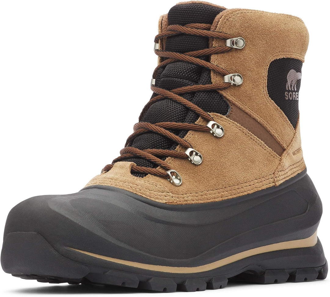 Sorel Buxton Lace Waterproof wasserdichte Winterstiefel für Herren, Braun (Major x Black), 40 EU 44