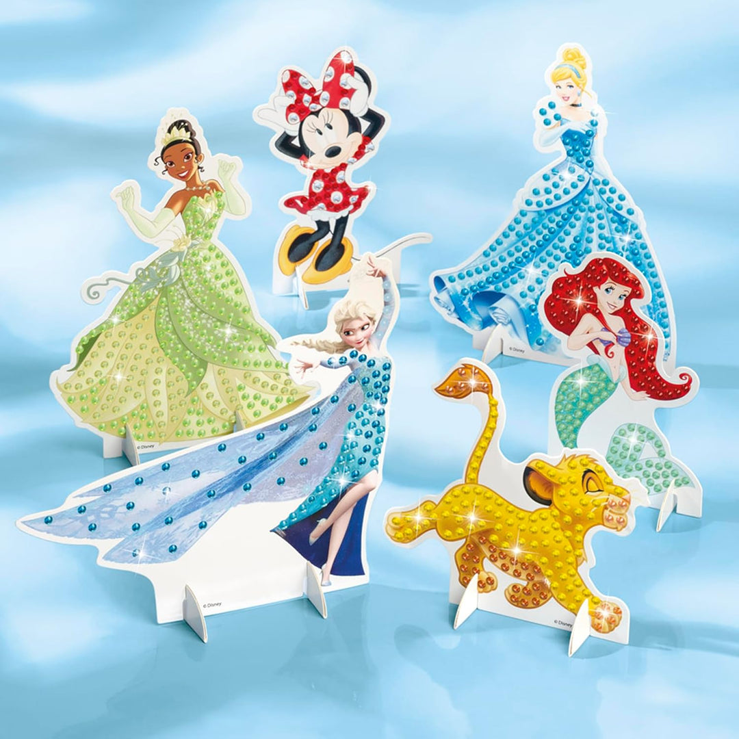 Totum Disney Diamond Painting Figuren in schöner Geschenkbox – 6 Disney Charaktere zum Verzieren mit