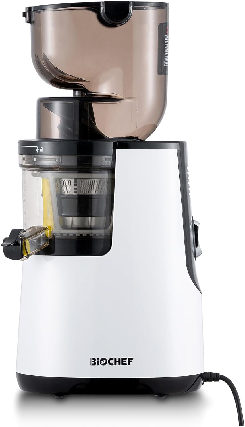 BioChef Atlas Whole Slow Juicer - Für ganze Früchte/Entsafter / 250W / mit dualem breitem Einfüllsys