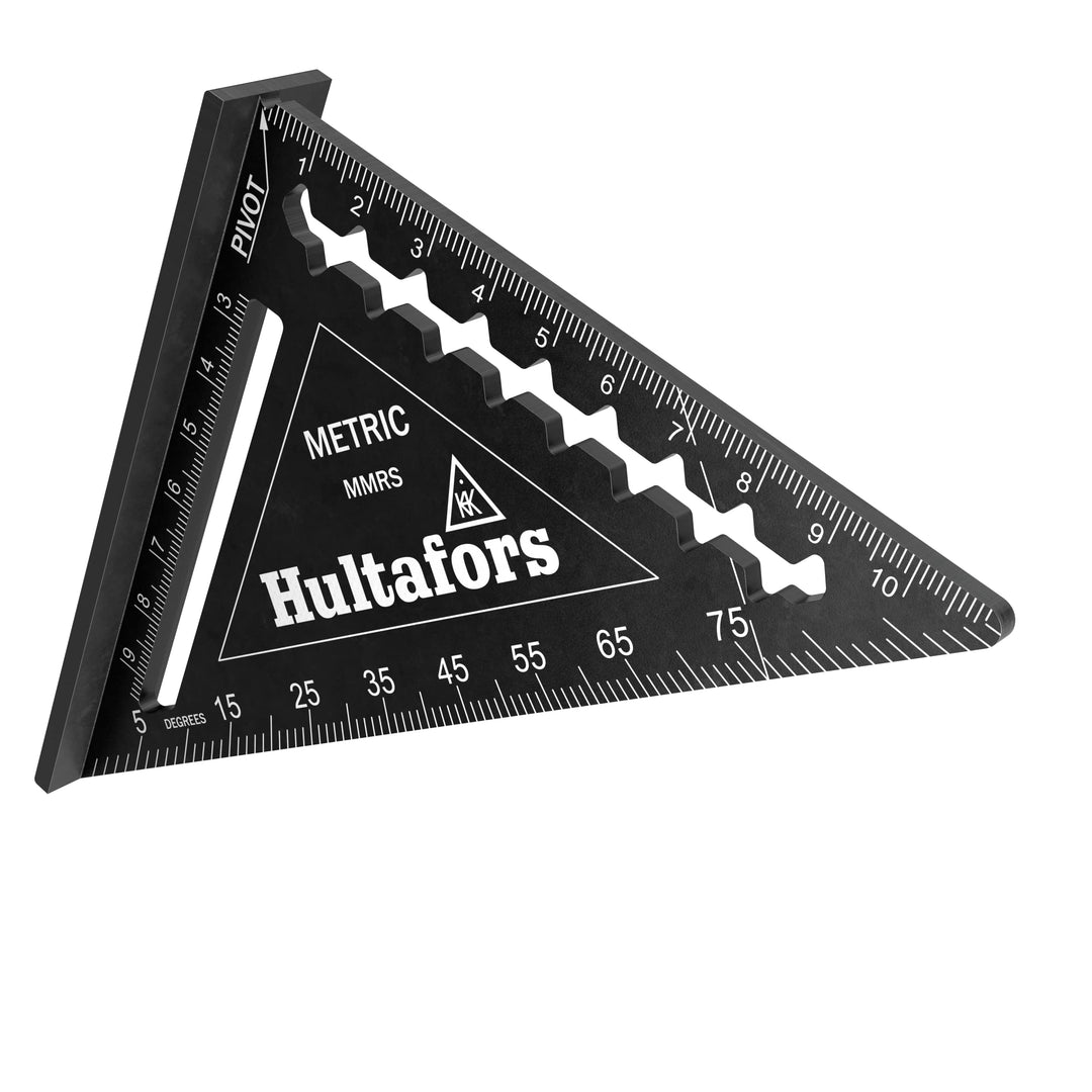 Hultafors Anschlagdreieck MMRS (Länge 110 mm, für 45°- und 90°-Winkel, starke Kante als Sägeführung,
