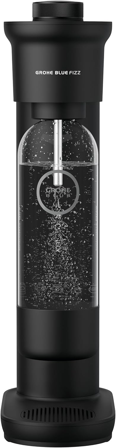 GROHE Blue Fizz - Wassersprudler Starter Set (3 einstellbare CO2 Stufen, ohne CO2 Flasche, 1x 0,85l