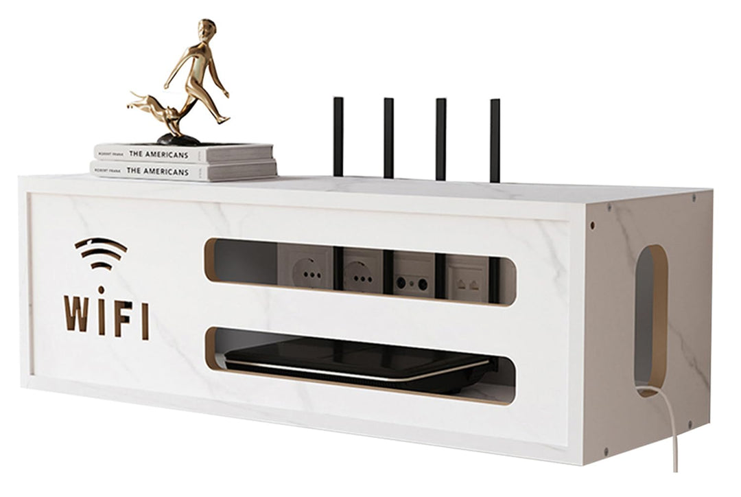 Router Schrank, WiFi Box, Aufbewahrungsbox für Verstecken Kabel, Regal, TV Kabel Organizer Wand Mont