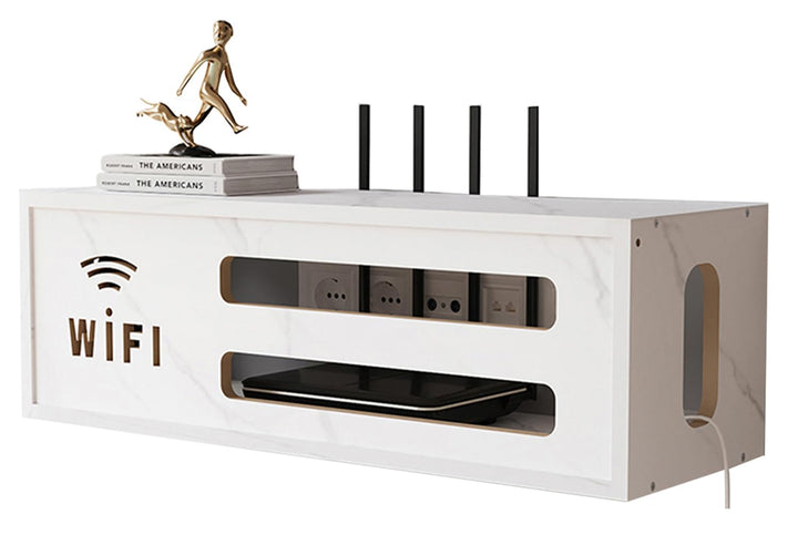 Router Schrank, WiFi Box, Aufbewahrungsbox für Verstecken Kabel, Regal, TV Kabel Organizer Wand Mont