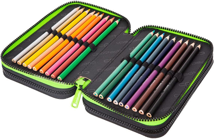 CoolPack XXL Federtasche Federmappe 3-Fach Schulstiftetui, dreifaches Federmäppchen, Federmäppchen f