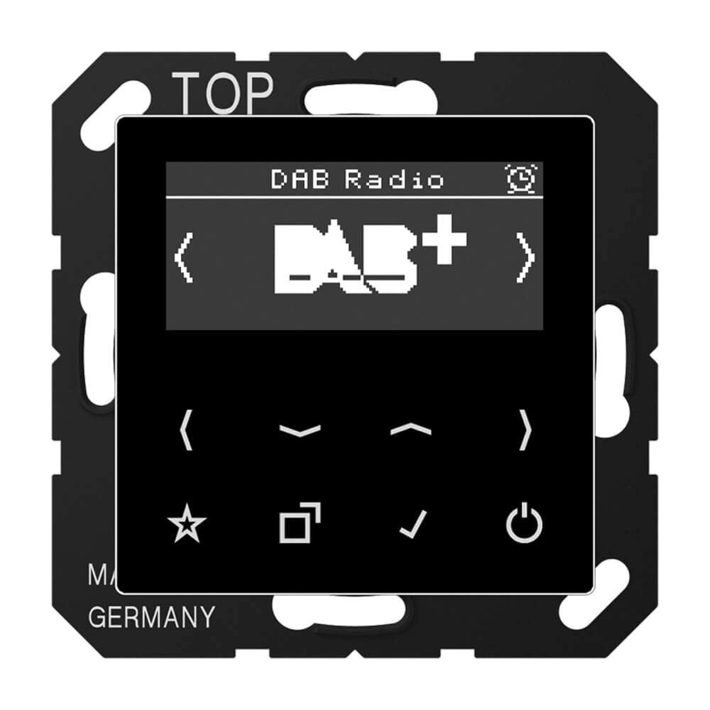 Smart Radio Dab+ schwarz Serie As/A Schwarz (Black), Schwarz (Black)