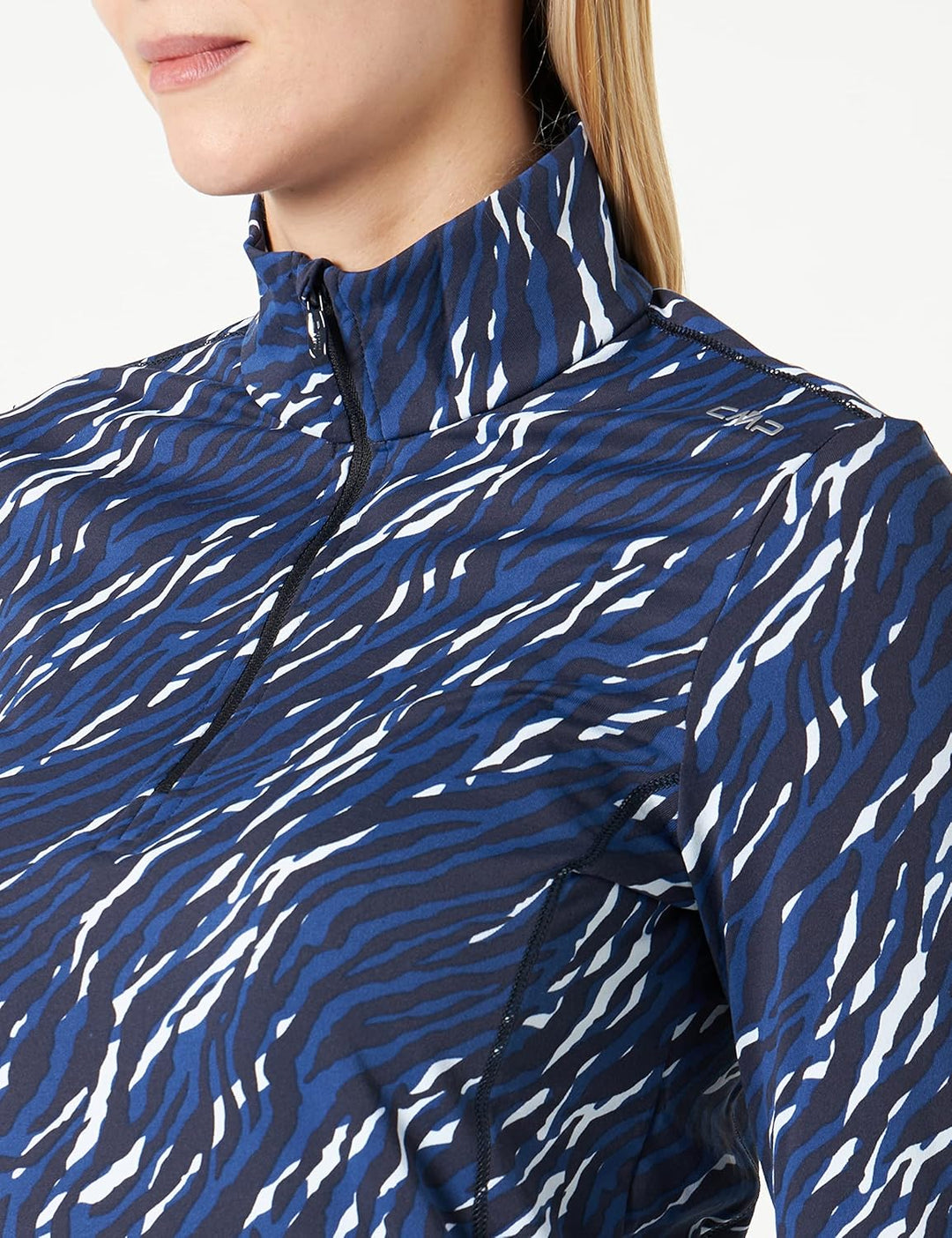 CMP Damen Softech-Pullover für Damen Long Sleeve Shirt 38 B. Blau-blaue Tinte, 38 B. Blau-blaue Tint