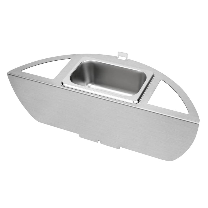 Onlyfire Kugelsmoker für Weber 47cm Kugelgrills, Räucherbox,Räuchern Edelstahl mit Wasserschale, Smo