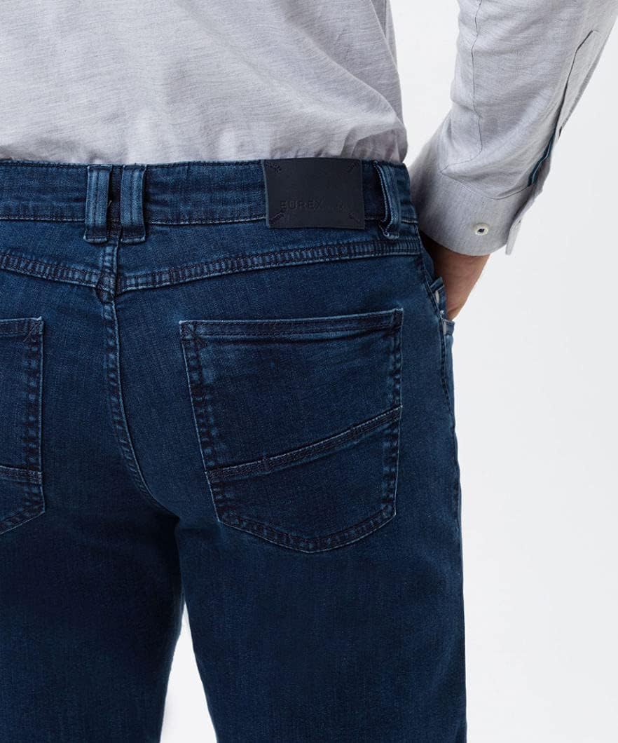 EUREX by Brax Herren Style Luke Jeans, Blau Stone