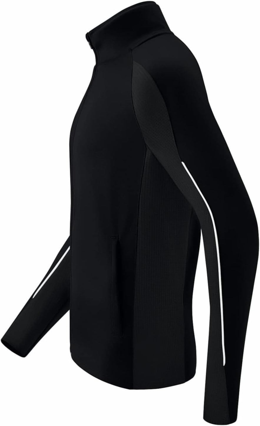 Erima Unisex Liga Star Polyester Trainingsjacke XL Schwarz/Weiss, XL Schwarz/Weiss