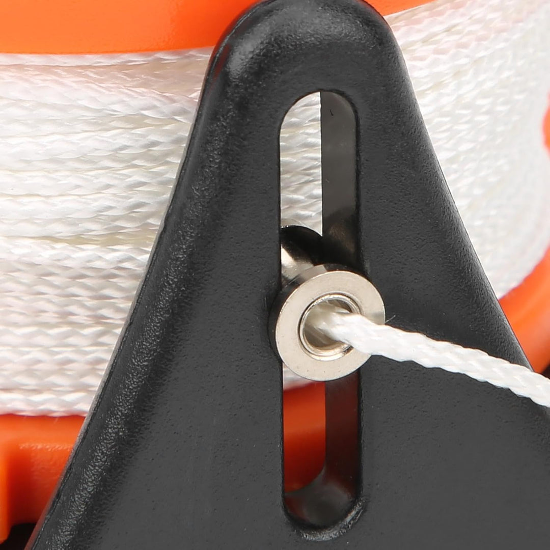 Nikou Tauchschnurrolle 150ft Tauchrolle mit Griff Mehrzweck-Tauchrolle(Orange)