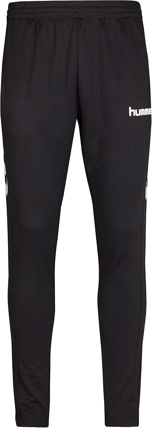 Hummel Fussballhose Herren lang – CORE FOOTBALL PANT – Trainingshose mit Rippeinsatz an Wadenrücksei
