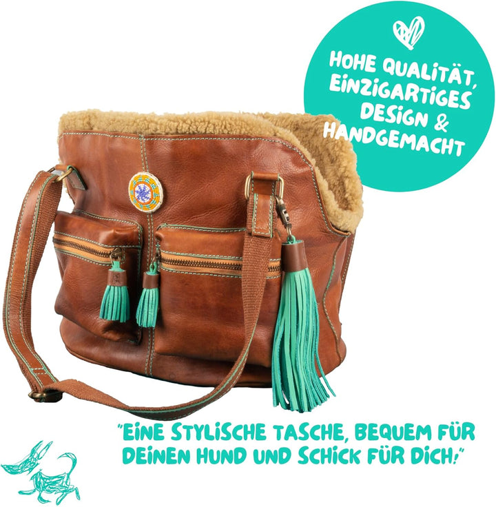 Hundetasche | Hundetragetasche für kleine Hunde | Welpentasche | Transporttasche | Hundereisetasche