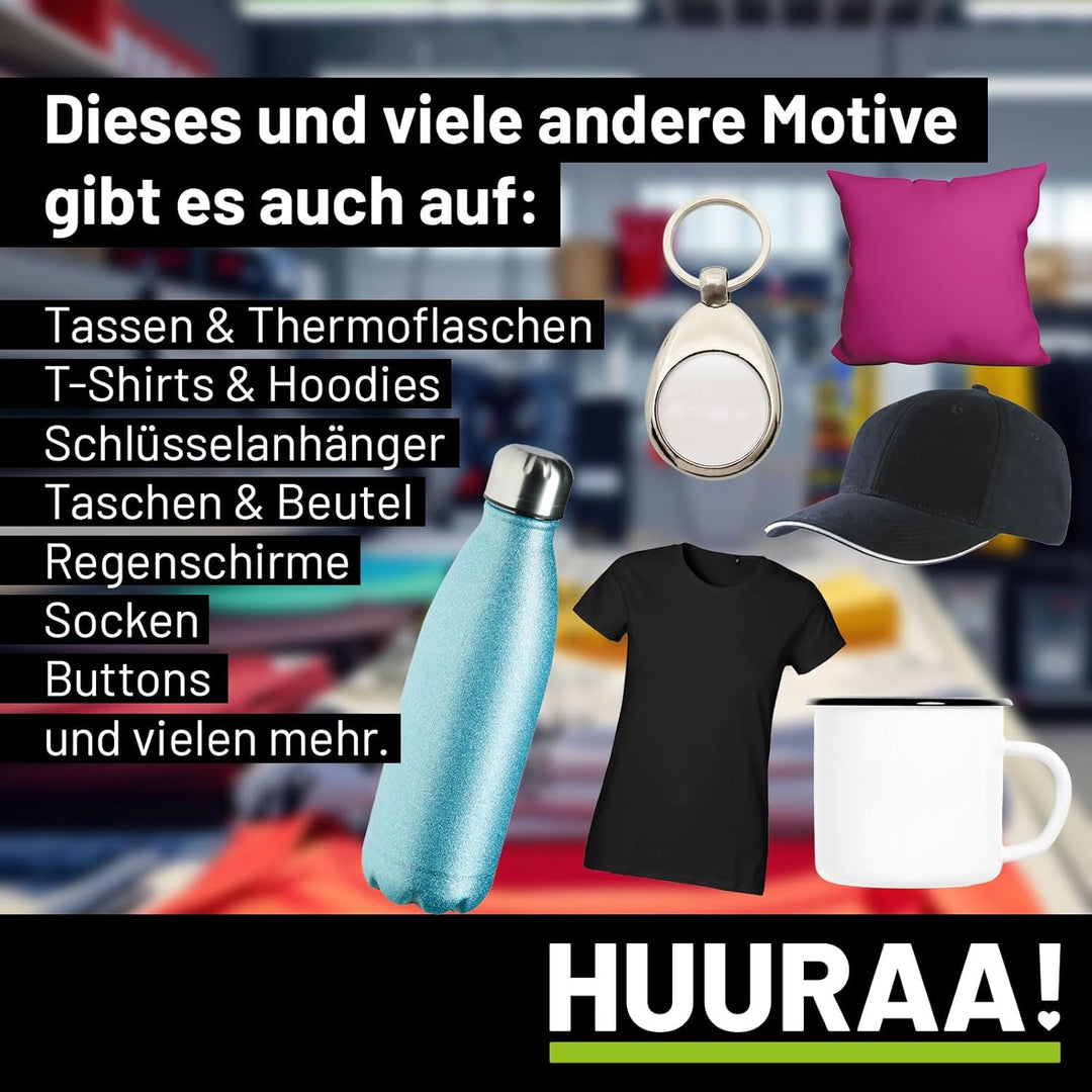 Huuraa Damen Polo Shirt Weidmannsheil Hirsch Jägergruss Geschenk Grösse XS-XXL Bio Baumwolle Fairtra