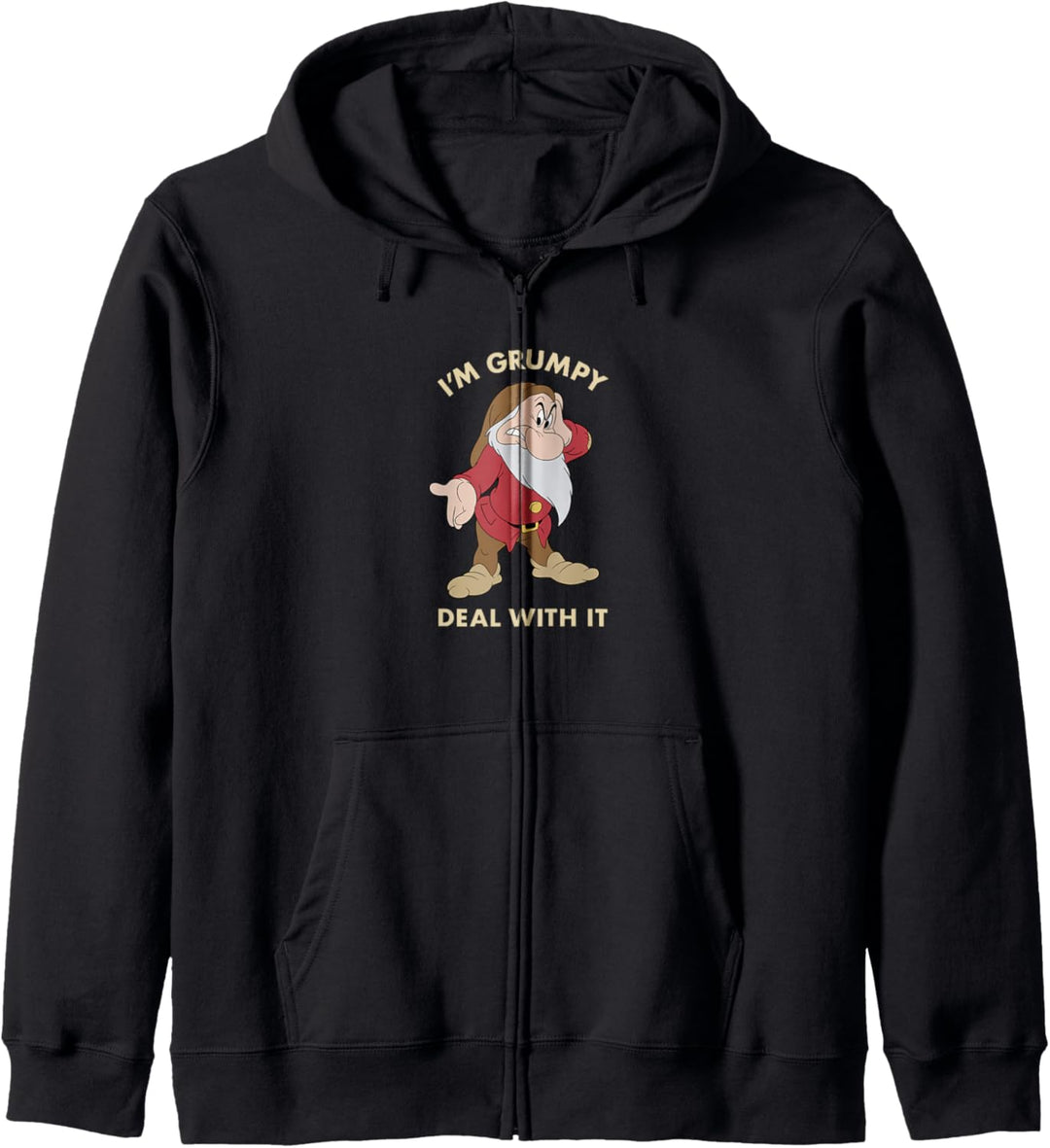 Disney Snow White Grumpy So Deal With It Kapuzenjacke