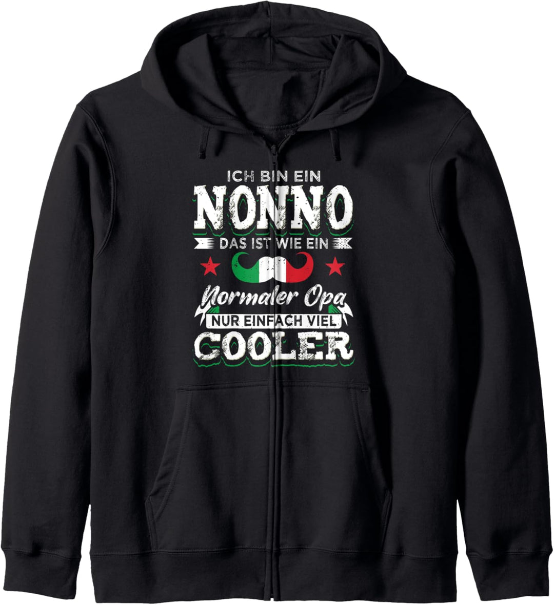 Italienischer Opa aus Italien Nonno Kapuzenjacke
