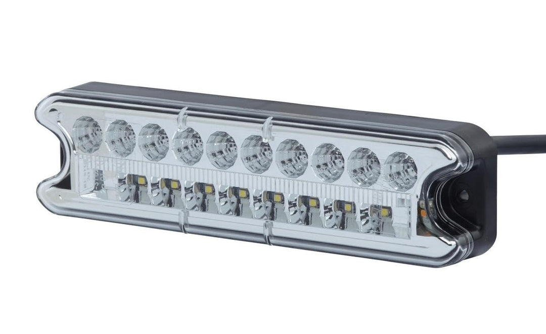 HELLA - Heckleuchte - Valuefit - LED - 12/24V - Anbau/geschraubt - Lichtscheibenfarbe: glasklar - St