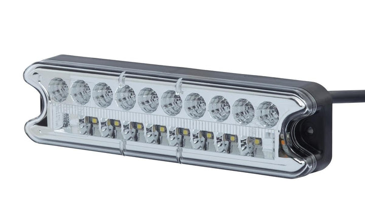 HELLA - Heckleuchte - Valuefit - LED - 12/24V - Anbau/geschraubt - Lichtscheibenfarbe: glasklar - St