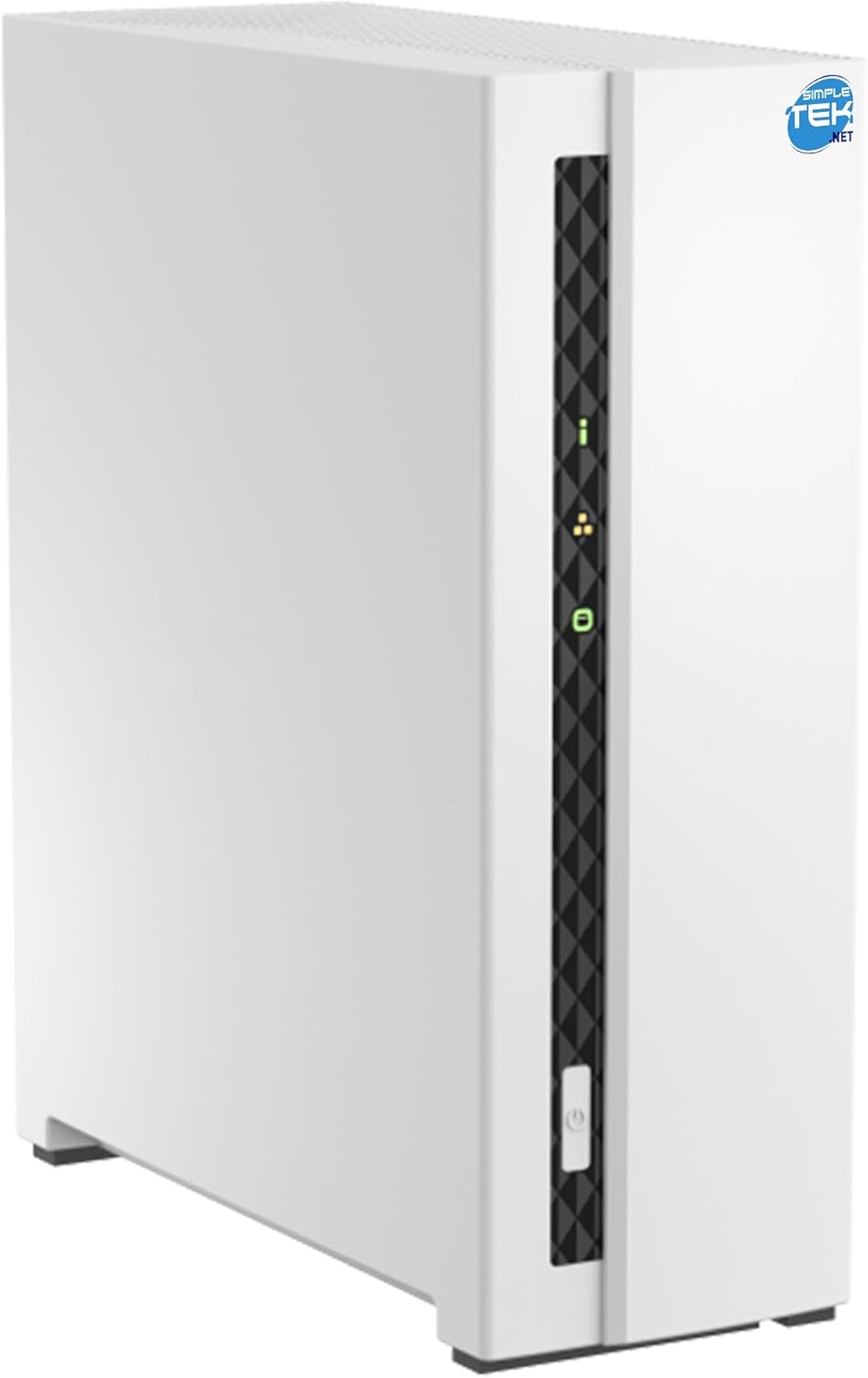 SIMPLETEK - NAS Heimnetzwerkspeicher mit 2 GB RAM, 1-Bay mit 480 GB SSD vorinstalliert, USB, Gigabit