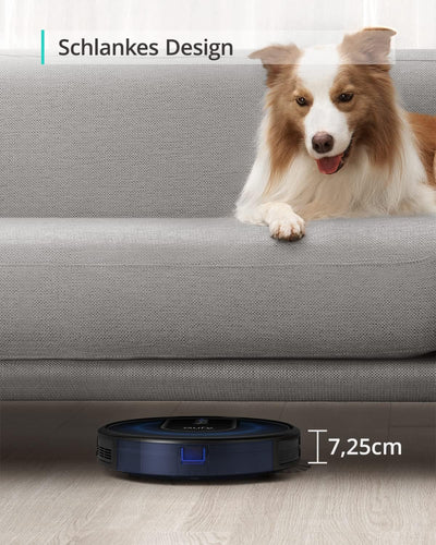 eufy RoboVac G30 Saugroboter mit Smart Dynamic Navigation 2.0, Roboterstaubsauger mit 2000Pa Saugkra