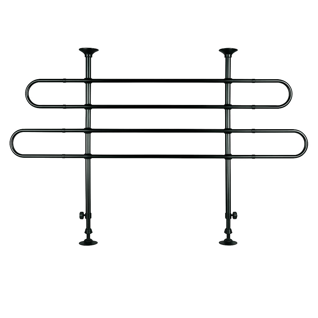 Universelles Verstellbares Hunde­Gitter für Autos - Breite 90-155 cm & Höhe 75-134 cm - Einfache Mon