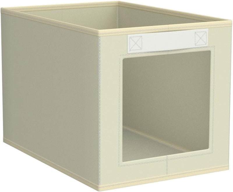 DIMJ 3 Stück Aufbewahrungsboxen, Faltbox mit Transparentem Sichtfenster Faltbare Aufbewahrungskiste