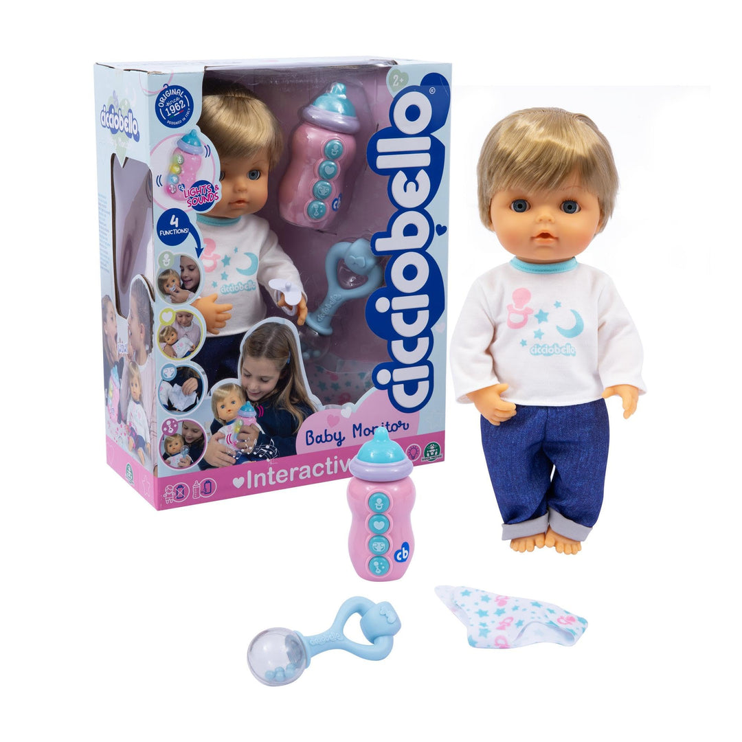 Cicciobello - Babyphone Der weiche 30 cm mit Monitor, um zu verstehen, was Sie brauchen, für Kinder