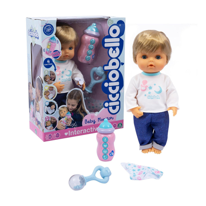 Cicciobello - Babyphone Der weiche 30 cm mit Monitor, um zu verstehen, was Sie brauchen, für Kinder