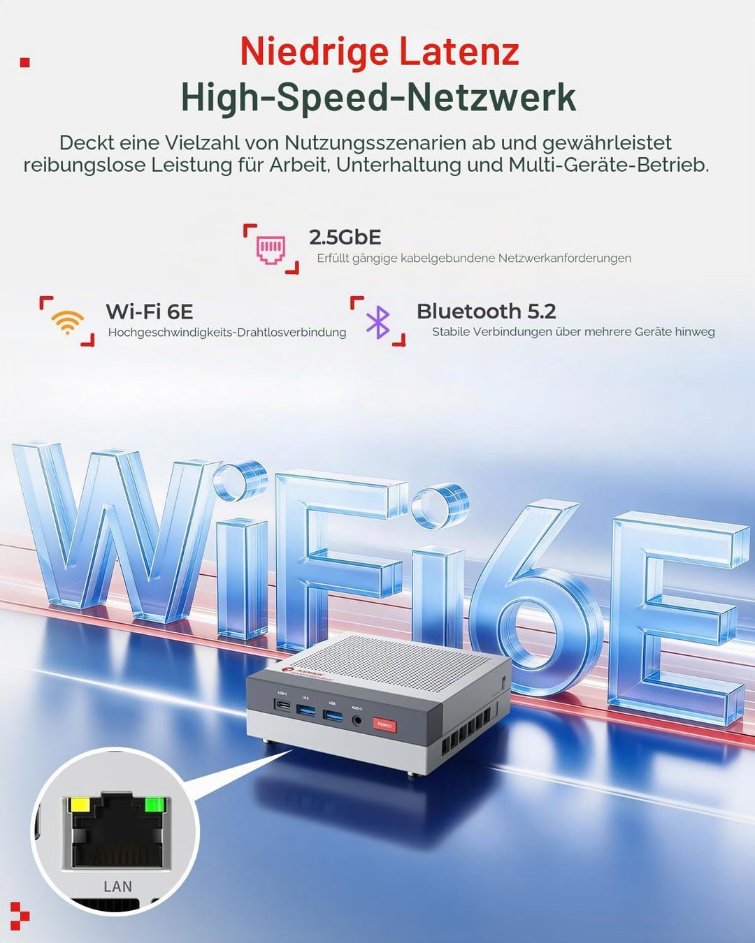 ACEMAGIC Retro X3 Mini PC, AMD Ryzen 7 H 255 (4.9GHz, 8C/16T), 16B LPDDR5 1TB NVMe SSD, AMD Radeon 7