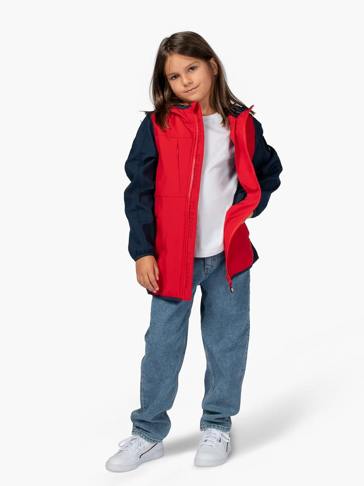 FC Bayern München Softshelljacke Kinder, Rot