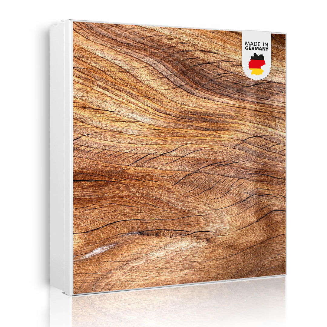 banjado Grosser Schlüsselkasten Glas - Schlüsselbox 30x30cm mit 50 Haken - Schlüsselkasten modern fü