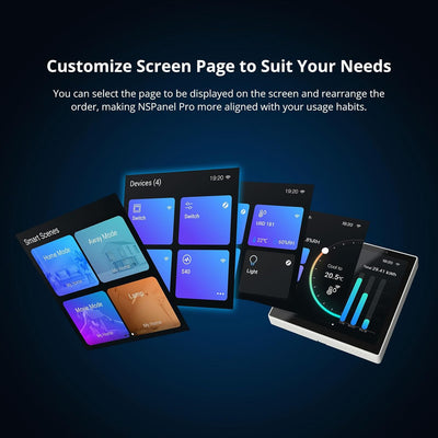 SONOFF NSPanel Pro Smart Home Control Panel, Integrate Zigbee Gateway with Home Security, with Power