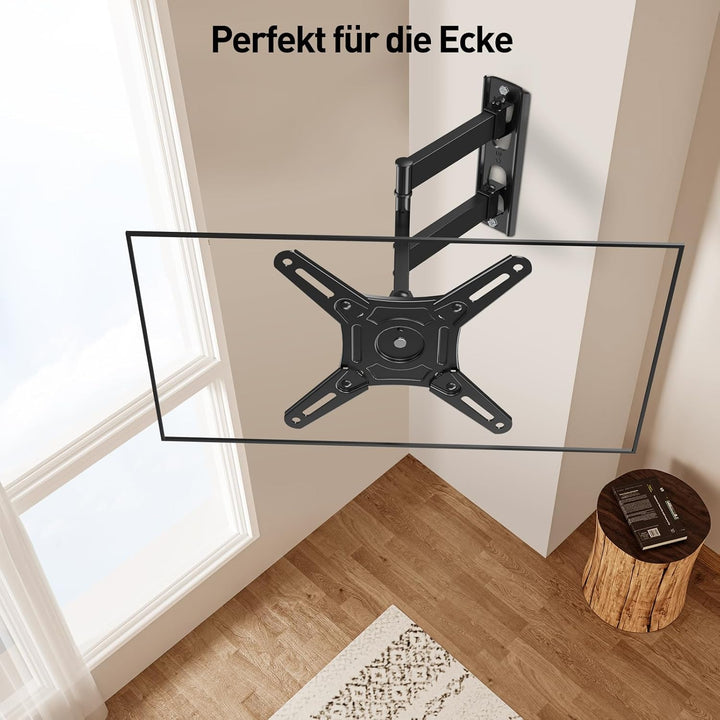 ELIVED TV Wandhalterung Schwenkbar Neigbar, Fernseher Wandhalterung Ausziehbar für die meisten 14-42