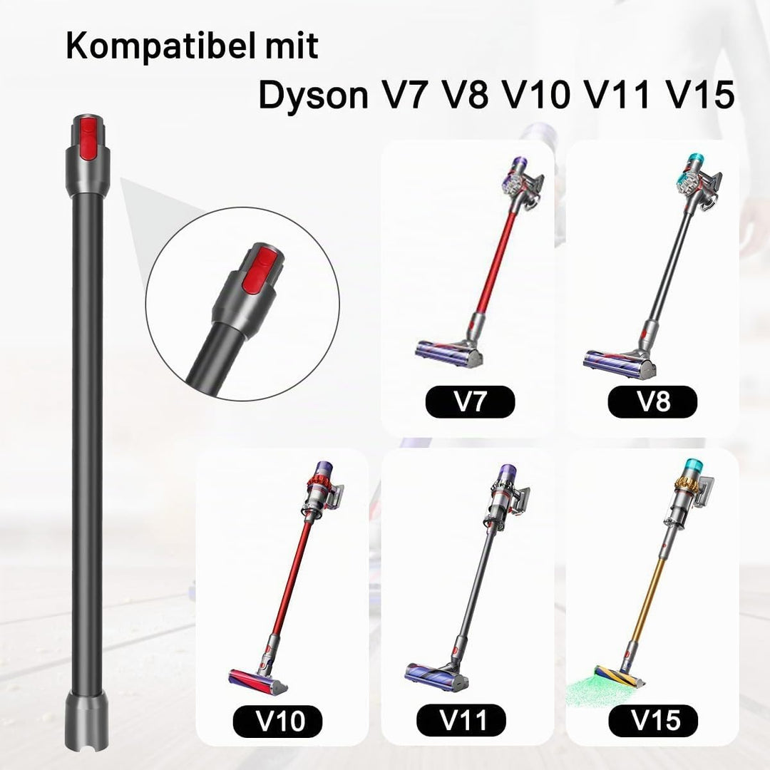 Verlängerungsrohr für Dyson V11 V15 V10 V8 V7 Stabstaubsauger, Ersatz Teleskoprohr Schnellspanner Ve