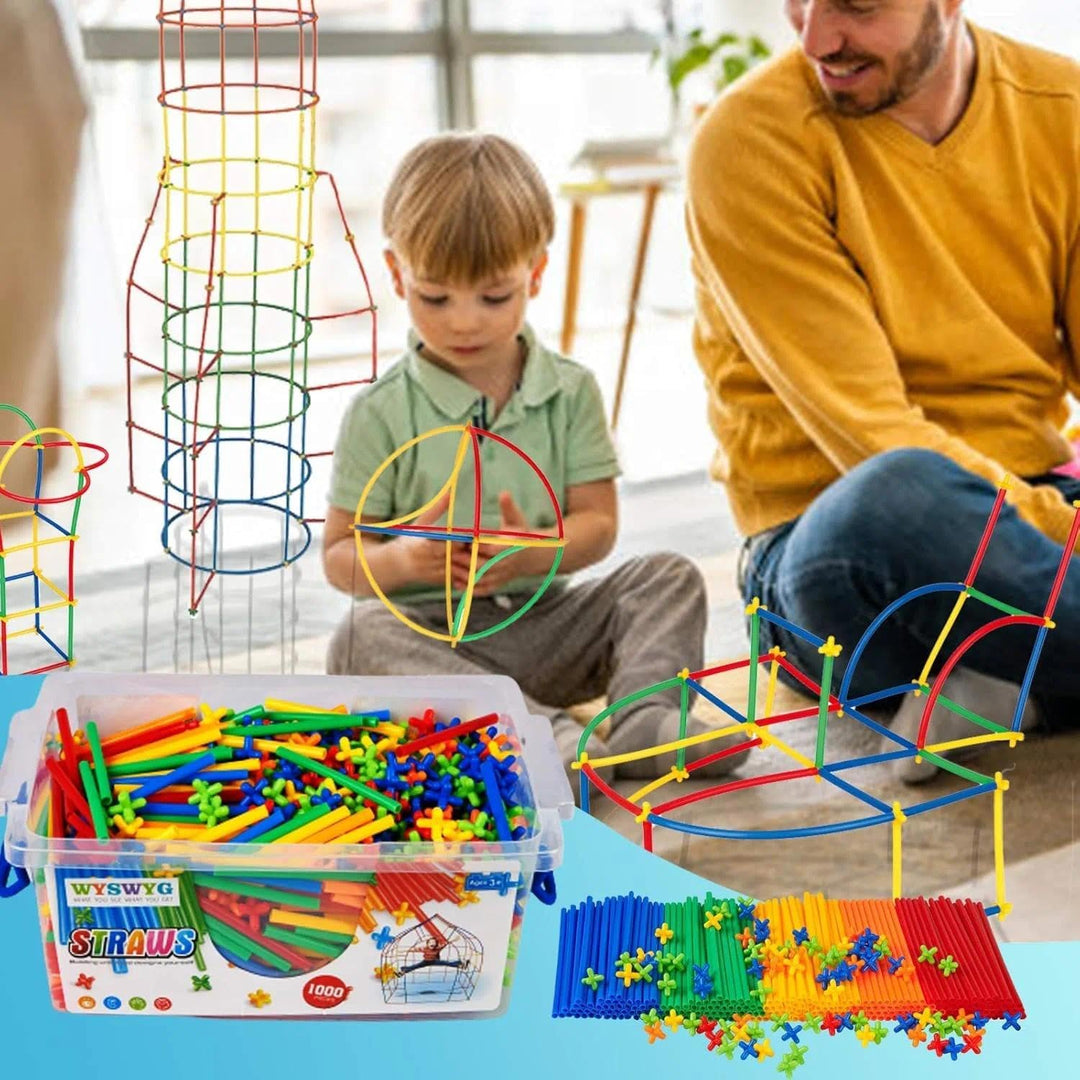 WYSWYG Konstruktionsspielzeug Baustein 1000 Stück- Kreative Verbindungsbausteine Spielzeug für Junge