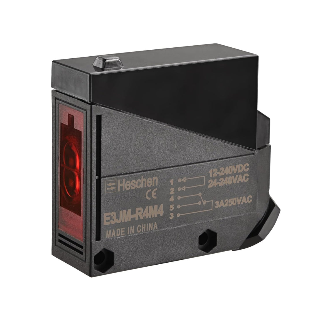 Heschen Fotoelektrischer Schalter E3JM-R4M4 DC12-240V 3A 250VAC 30VDC 24-240VAC Diffusentyp Erfassun